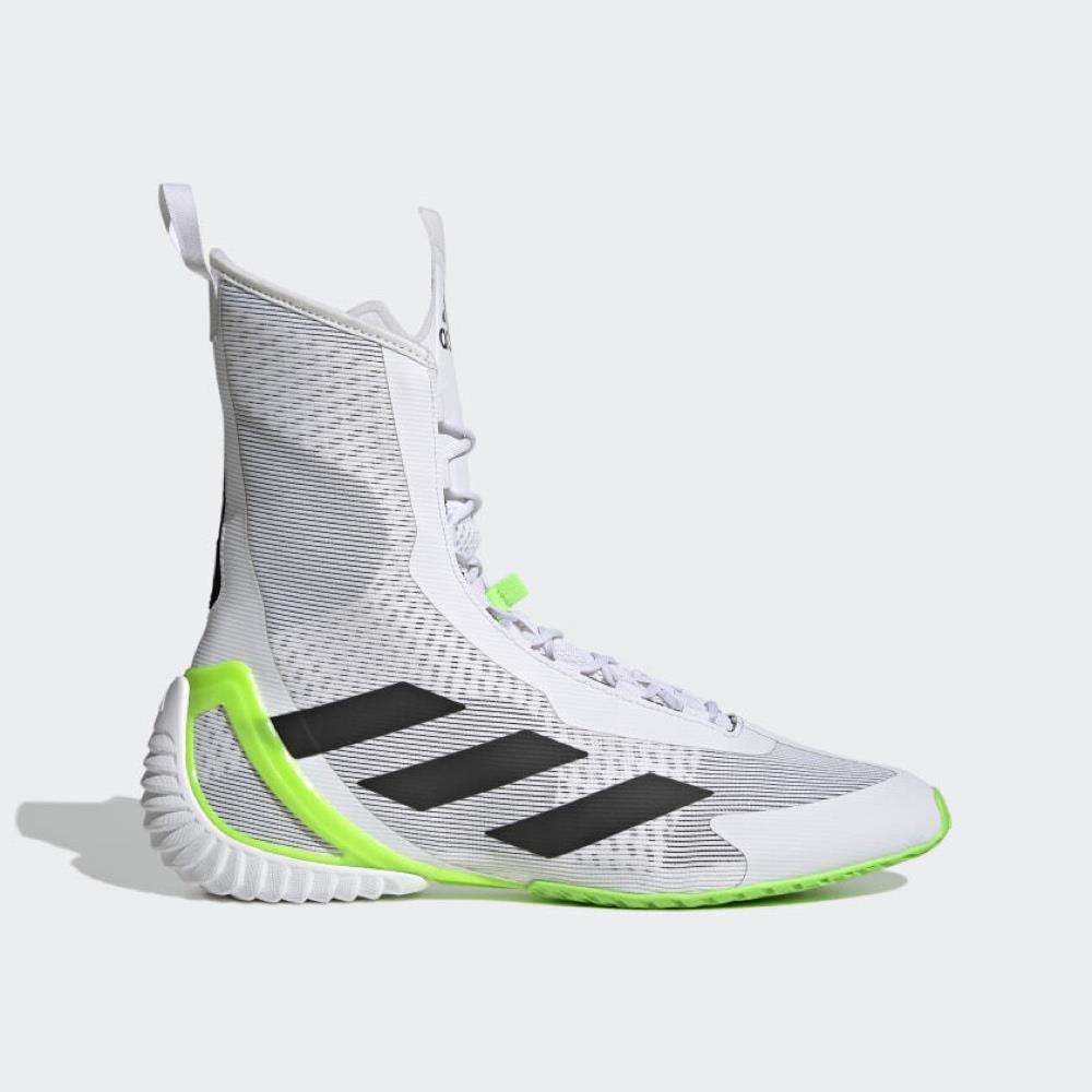 Adidas Speedex Ultra Boxing Boots - White/Green-FEUK