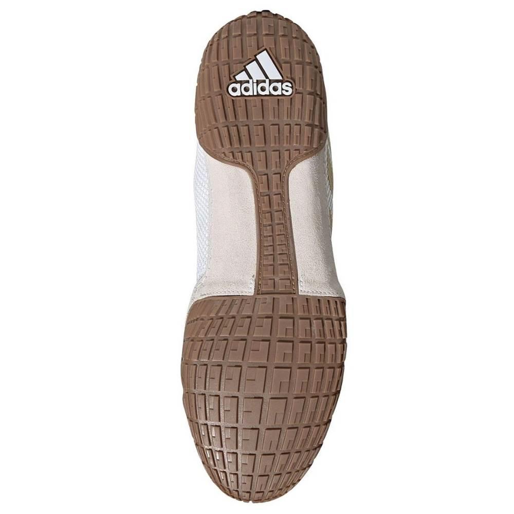 Adidas Tech Fall 2.0 Wrestling Boots - White/Gold-Adidas