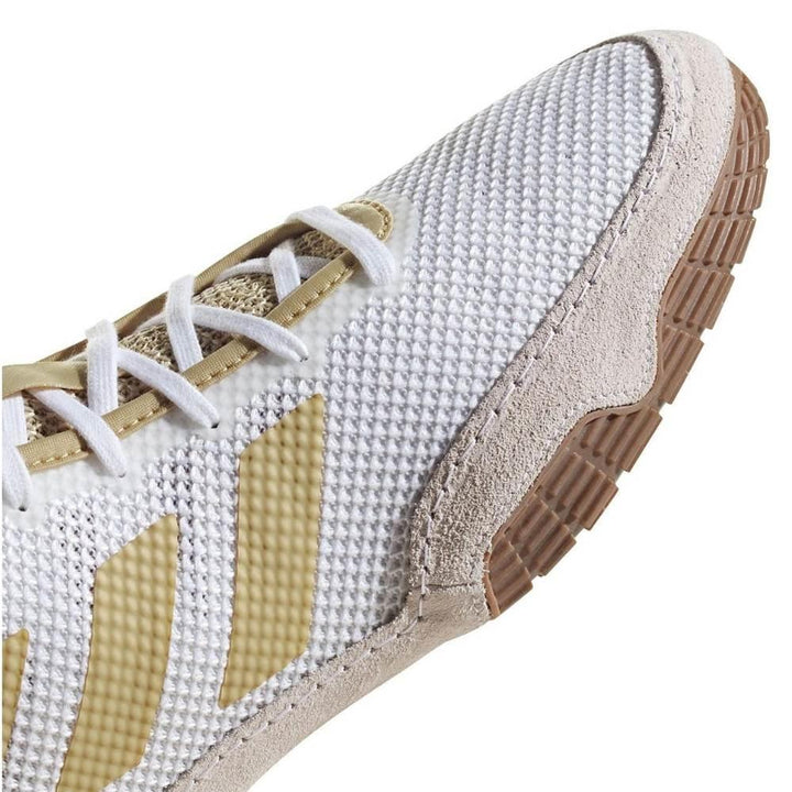 Adidas Tech Fall 2.0 Wrestling Boots - White/Gold-Adidas