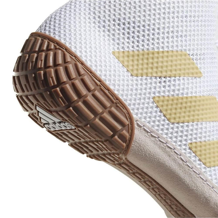 Adidas Tech Fall 2.0 Wrestling Boots - White/Gold-Adidas