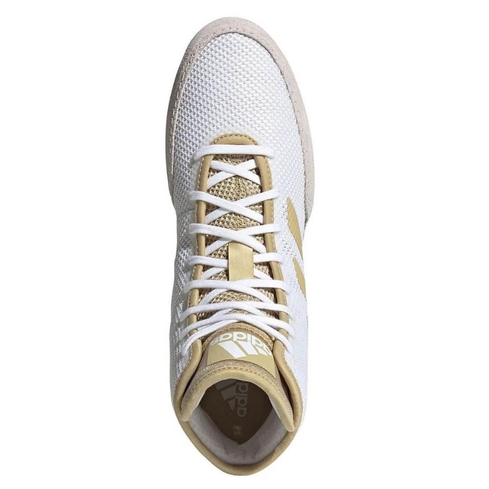 Adidas Tech Fall 2.0 Wrestling Boots - White/Gold-Adidas