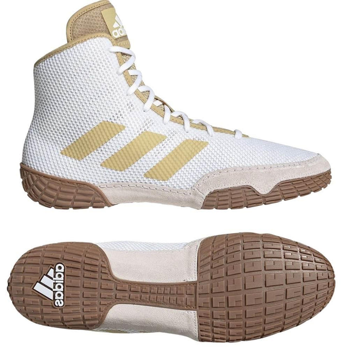 Adidas Tech Fall 2.0 Wrestling Boots - White/Gold-Adidas