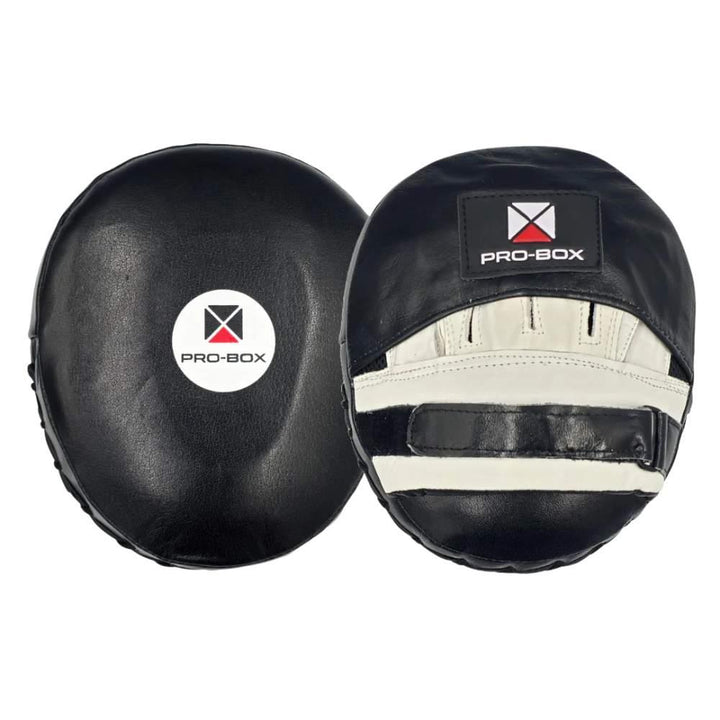 Pro Box Leather Air Pads - Black/White