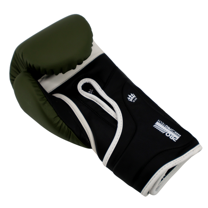 Playerz ProTech Boxing Gloves Velcro - Khaki