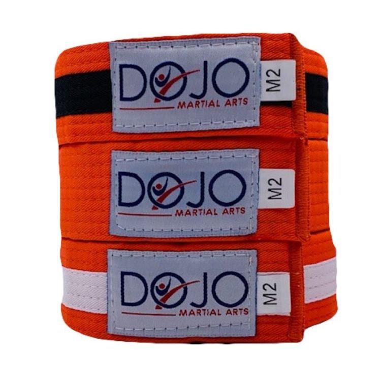 Dojo Kids Lightweight Ranked BJJ Belt - Orange