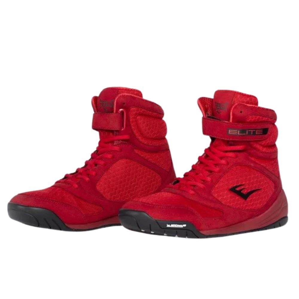 Everlast Elite 2.0 High Top Boxing Boots - Red-Everlast