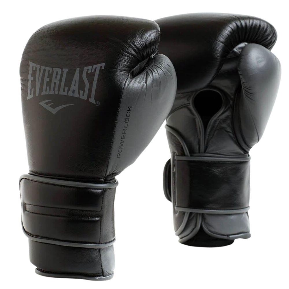 Everlast Powerlock 2 Boxing Gloves - Black-Everlast