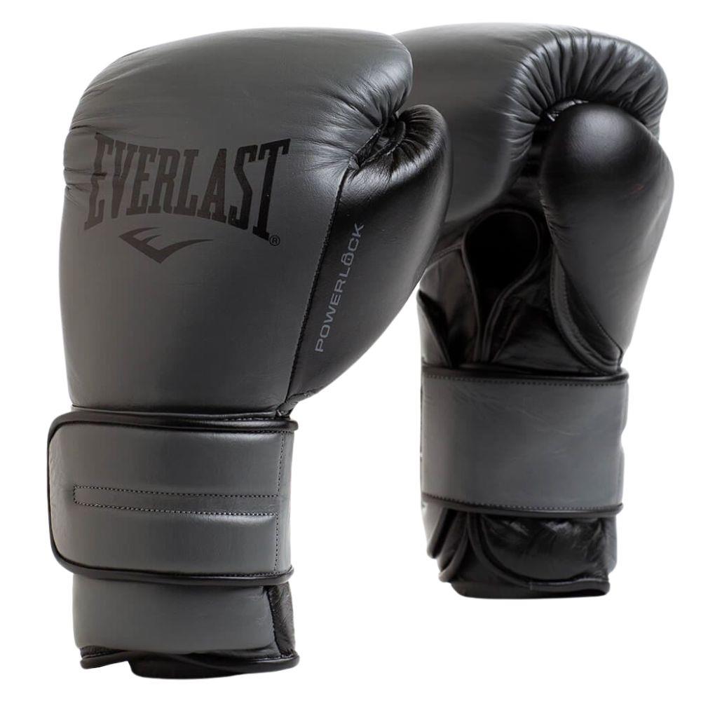 Everlast Powerlock 2 Boxing Gloves - Grey-Everlast