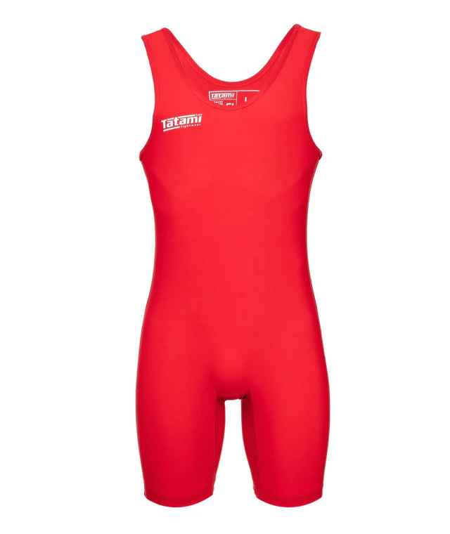 Tatami Wrestling Singlet - Red - Small