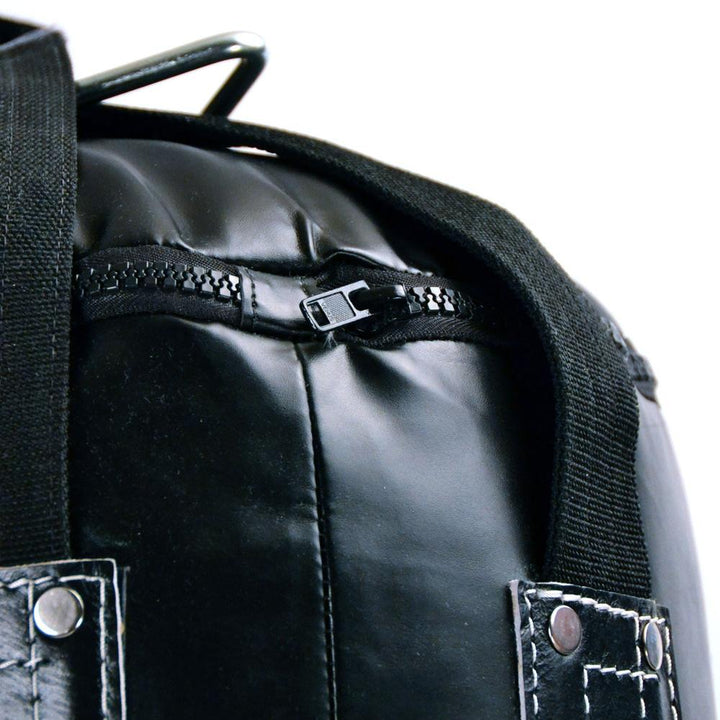 Fairtex HB6 6ft Muaythai Banana Bag - Black-White (FILLED)-Fairtex
