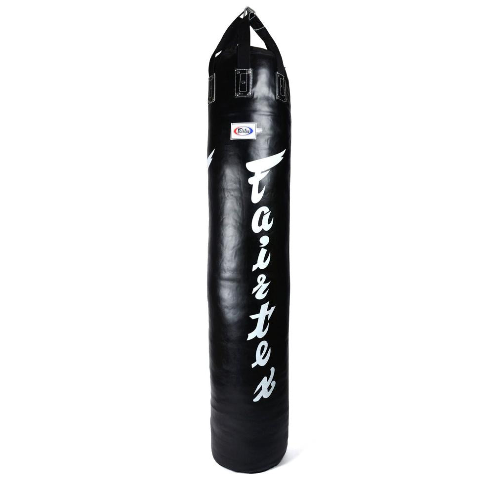 Fairtex HB6 6ft Muaythai Banana Bag - Black-White (FILLED)-Fairtex
