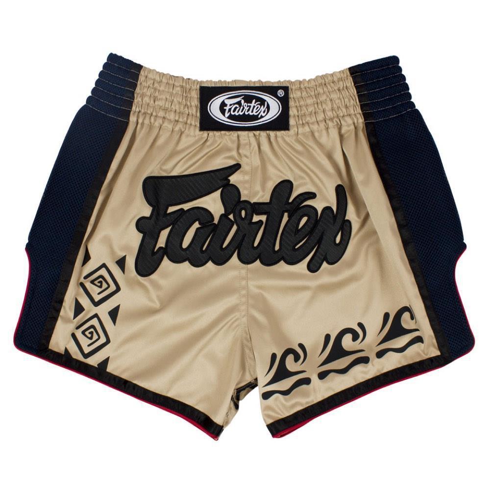 Fairtex Slim Cut Muay Thai Shorts - Khaki-FEUK