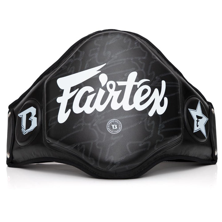 Fairtex x Booster Belly Pad - Black/White-Fairtex