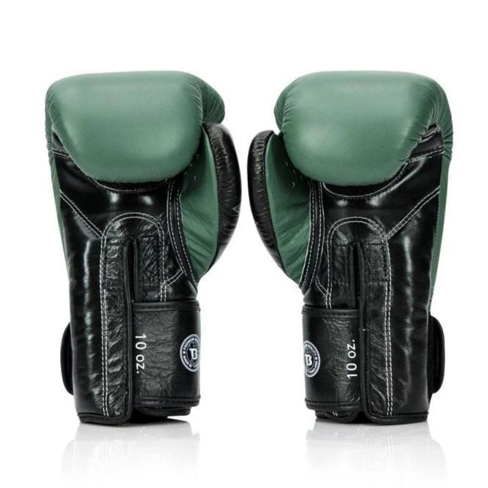 Fairtex X Booster Muay Thai Boxing Gloves - Green/Black-Fairtex