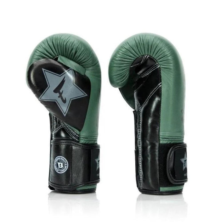Fairtex X Booster Muay Thai Boxing Gloves - Green/Black-Fairtex