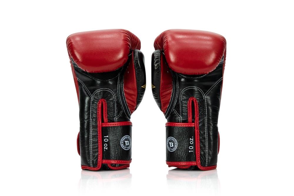 muay thai handschuhe oz Fairtex X Booster Muay Thai Boxhandschuhe - Rot/Schwarz