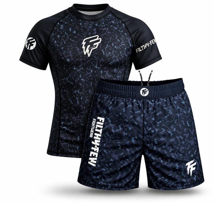 Filthy Few Digi Camo No Gi Set - Navy-Fight Equipment UK