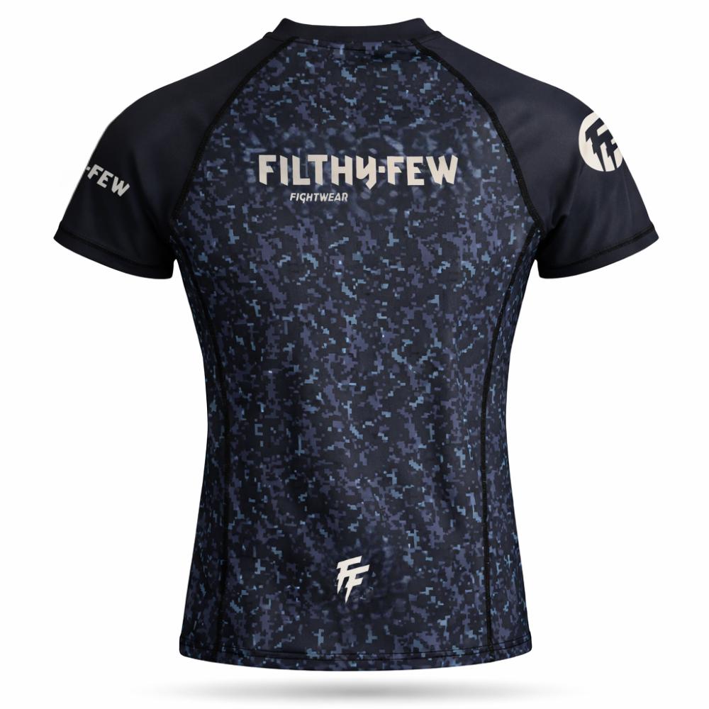 Filthy Few Digi Camo Rash Guard - Navy-Filthy Few