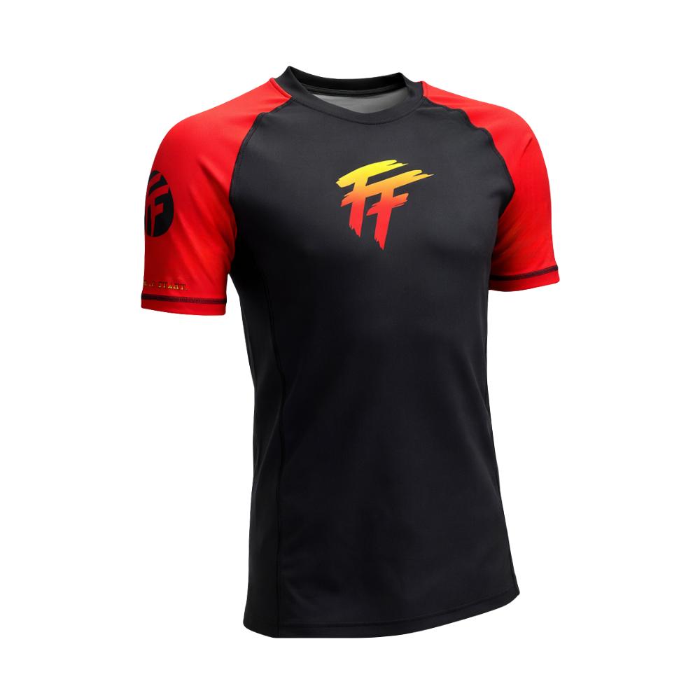 Filthy Few Fight Rash Guard - Black-Filthy Few