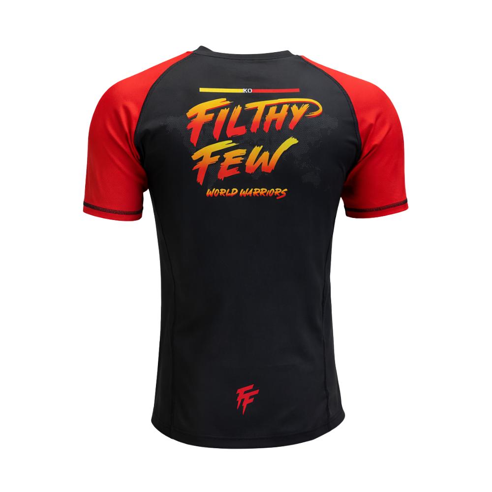 Filthy Few Fight Rash Guard - Black-Filthy Few