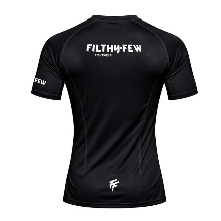 Filthy Few Ghost Rash Guards - Black/White-Filthy Few