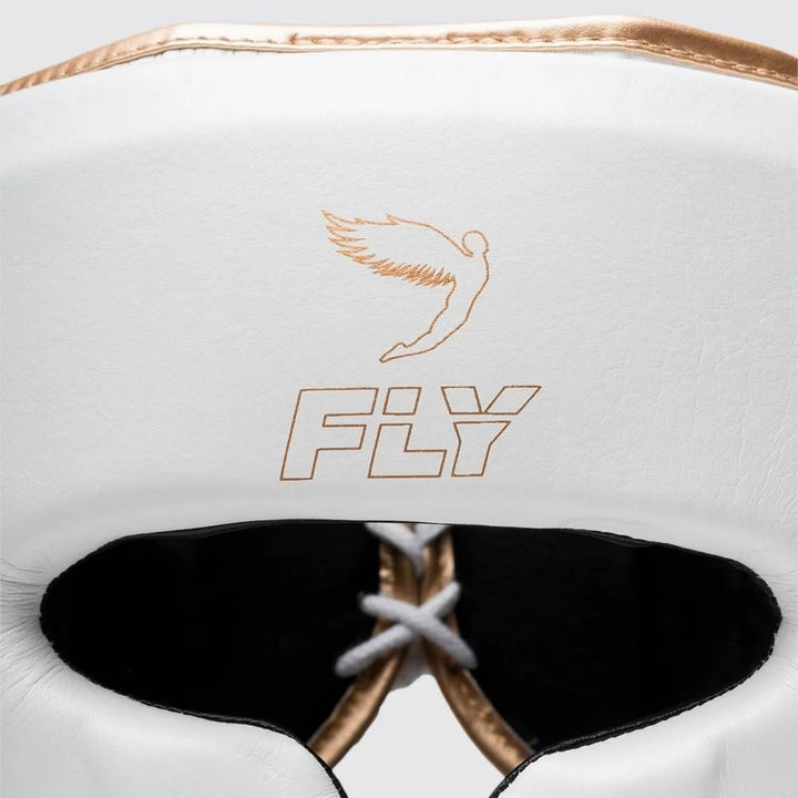 Fly Knight X Head Guard - White/Grey/Gold-Fly
