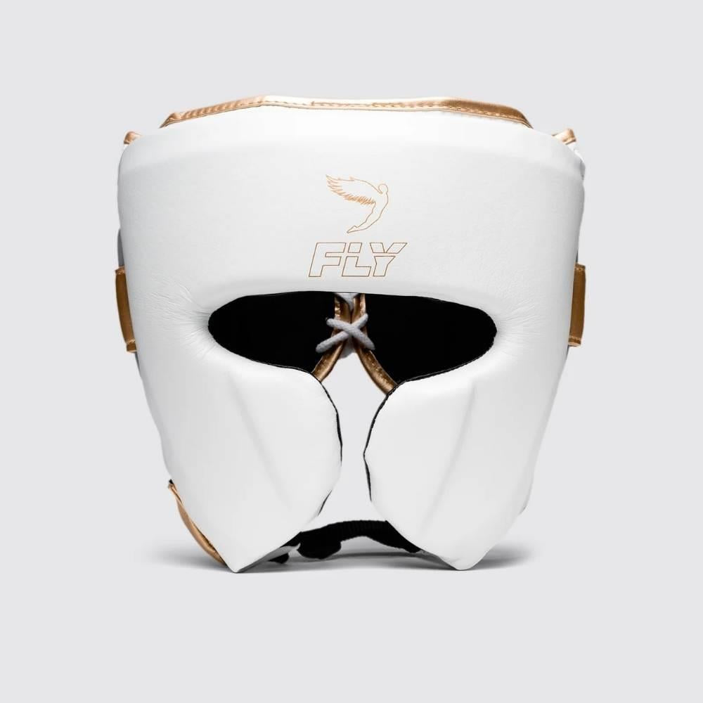 Fly Knight X Head Guard - White/Grey/Gold-Fly