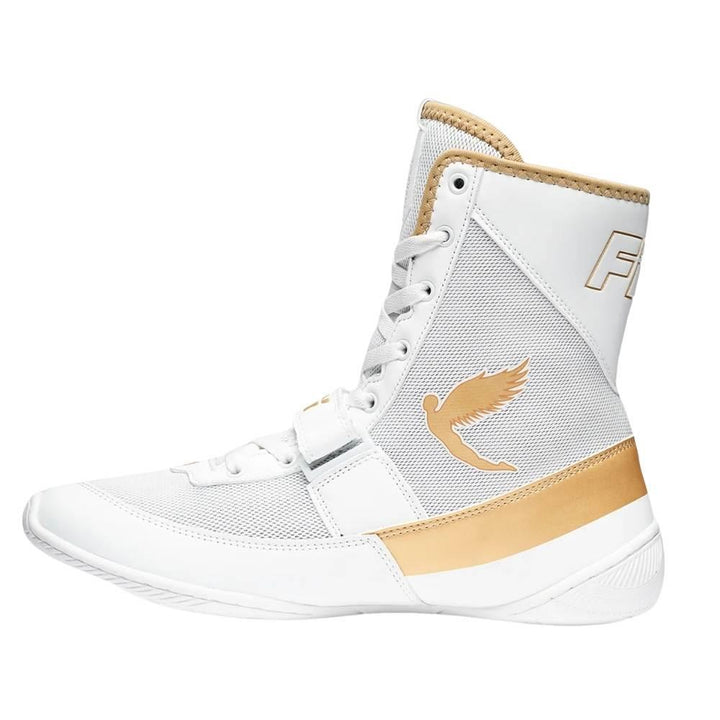 Fly Storm 2 Boxing Boots - White/Gold-Fly
