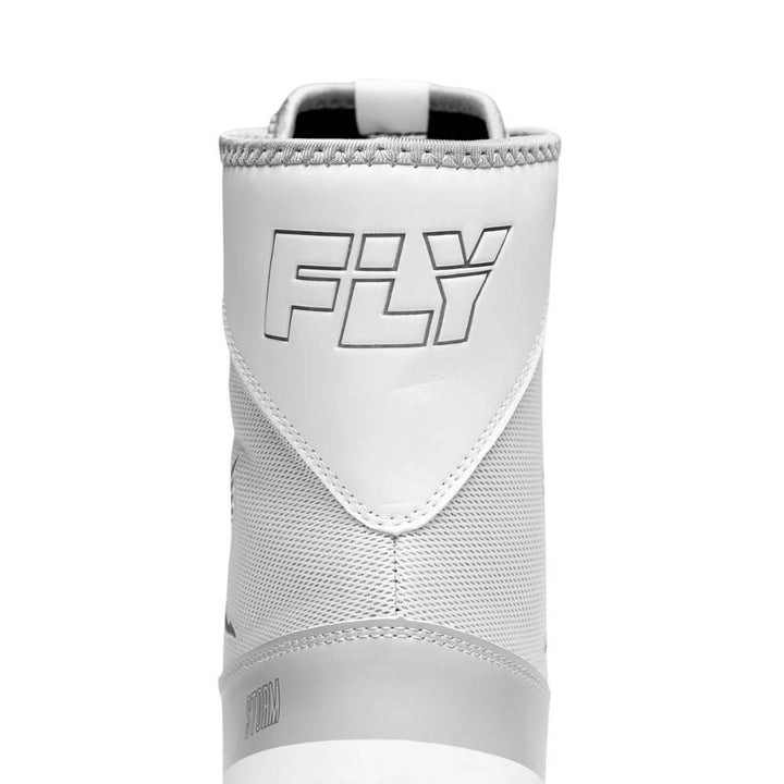 Fly Storm 2 Kids Boxing Boots - White/Grey-Fly