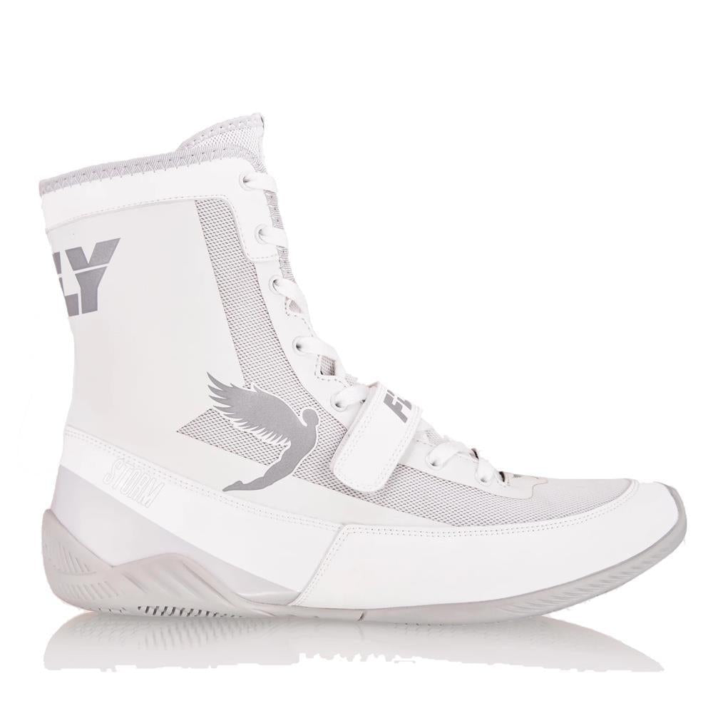Fly Storm Boxing Boots - White/Grey
