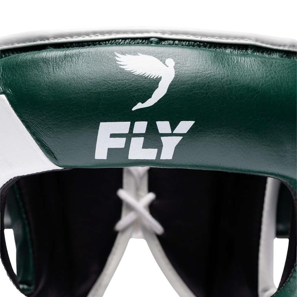 Fly Superbar X Head Guard - Pine Green/White-Fly