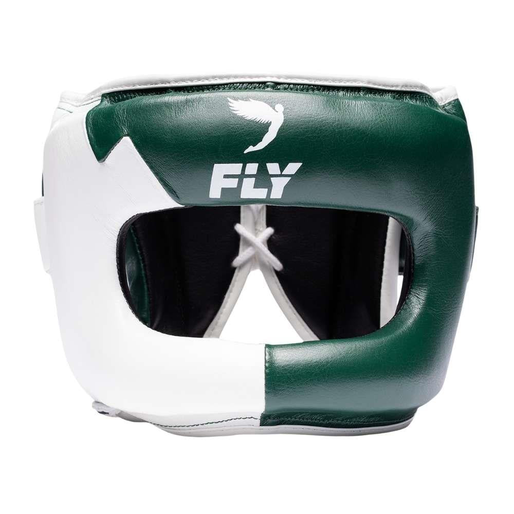 Fly Superbar X Head Guard - Pine Green/White-Fly