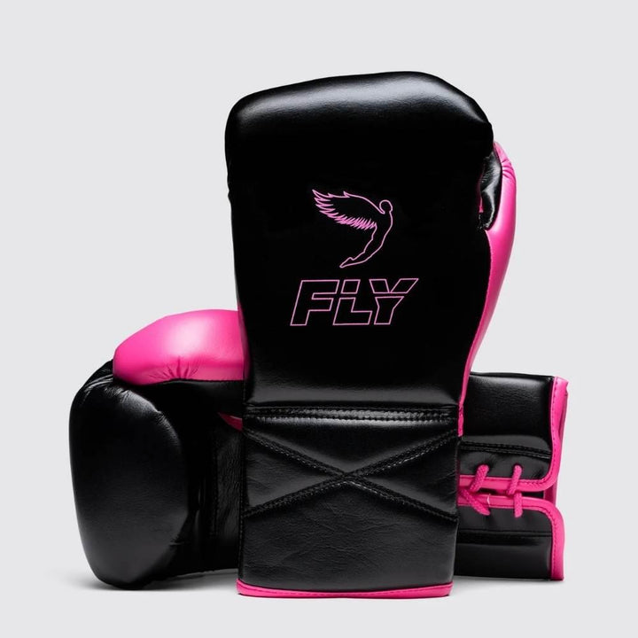 Fly Superlace Pro X 2 Gloves Black/Knockout Pink-Fly