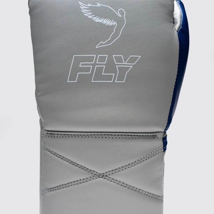 Fly Superlace Pro X 2 Gloves Grey/Space Blue-Fly