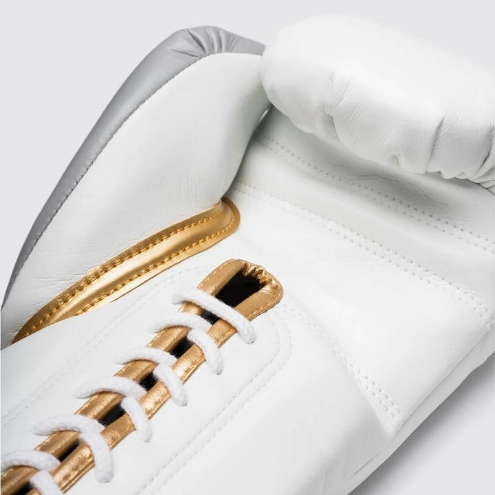 Fly Superlace Pro X 2 Gloves White/Grey/Gold-Fly