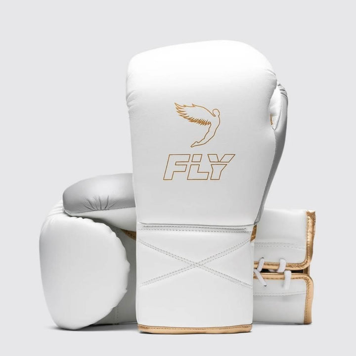 Fly Superlace Pro X 2 Gloves White/Grey/Gold-Fly