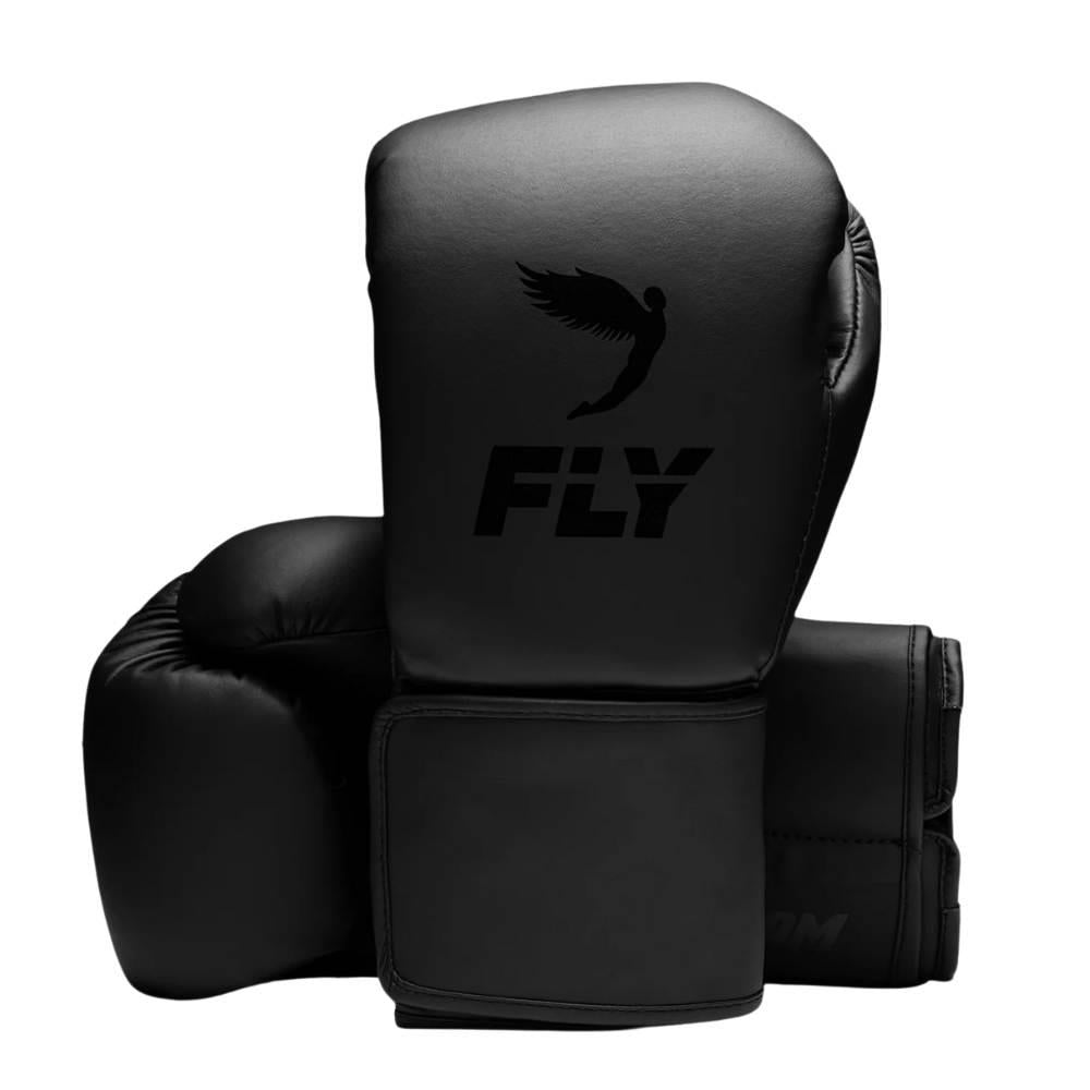 Fly Team Boxing Gloves - Black/Black-Fly