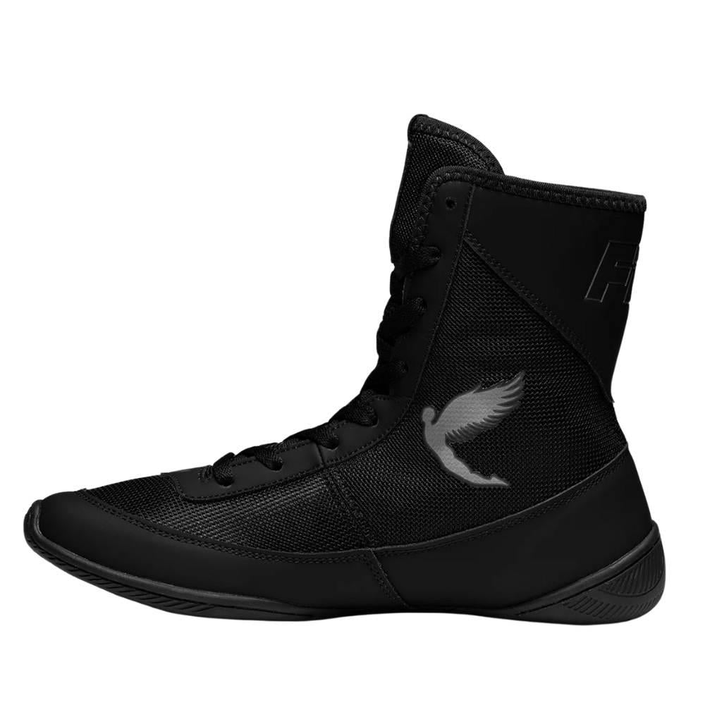 Fly Tempest Boxing Boots - Black/Black-Fly