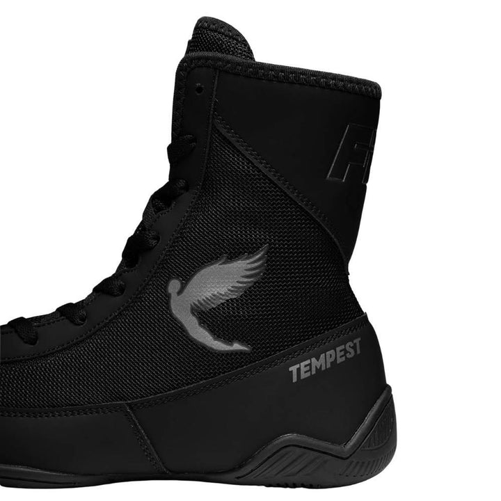 Fly Tempest Boxing Boots - Black/Black-Fly