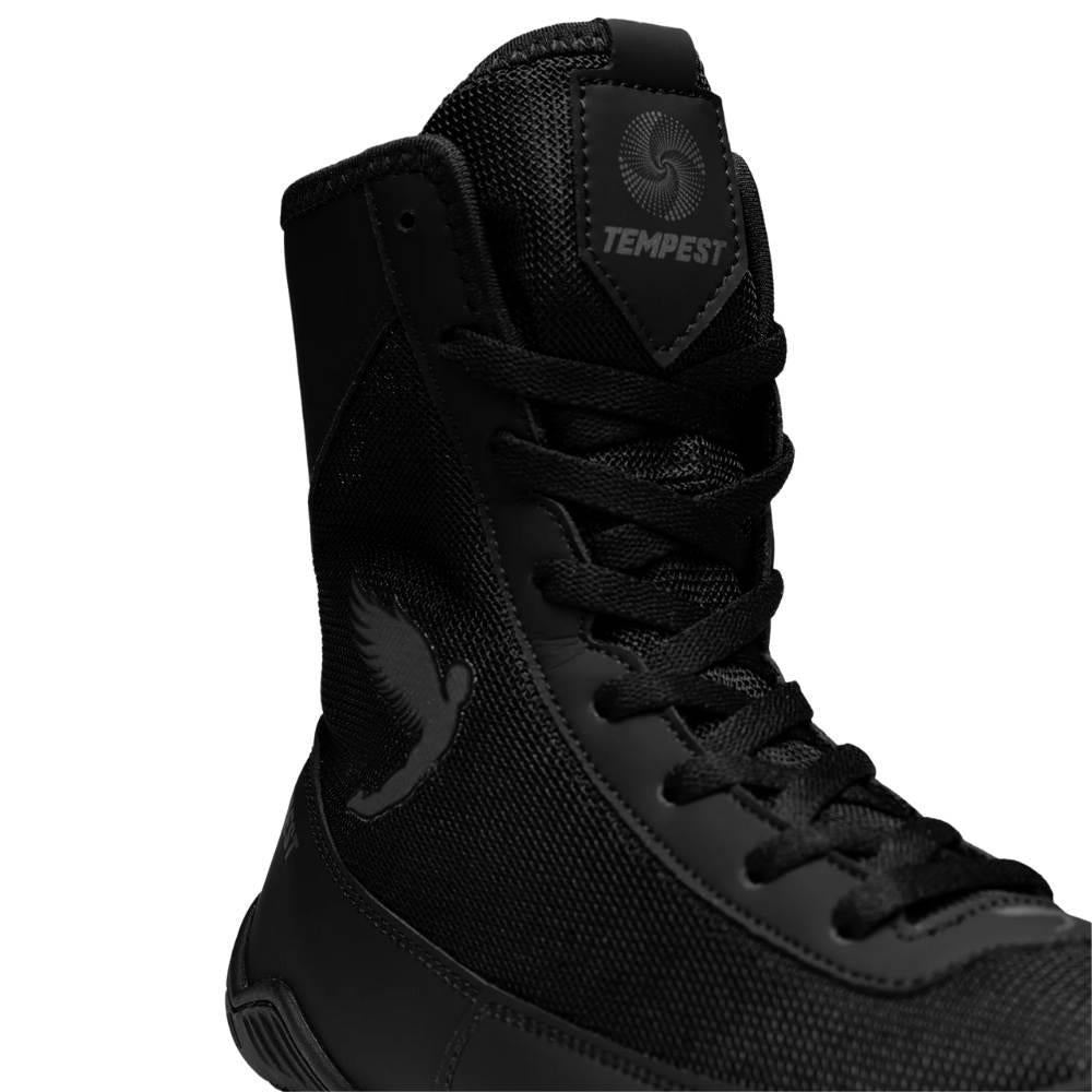 Fly Tempest Boxing Boots - Black/Black-Fly