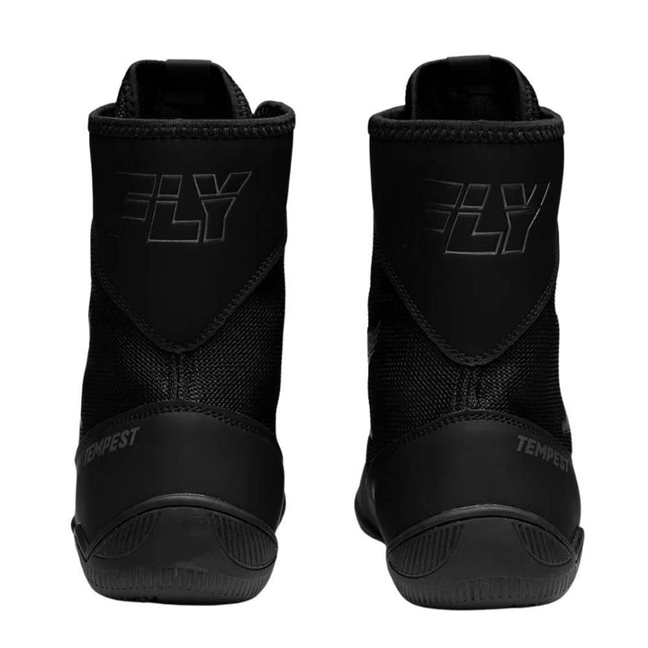 Fly Tempest Boxing Boots - Black/Black-Fly