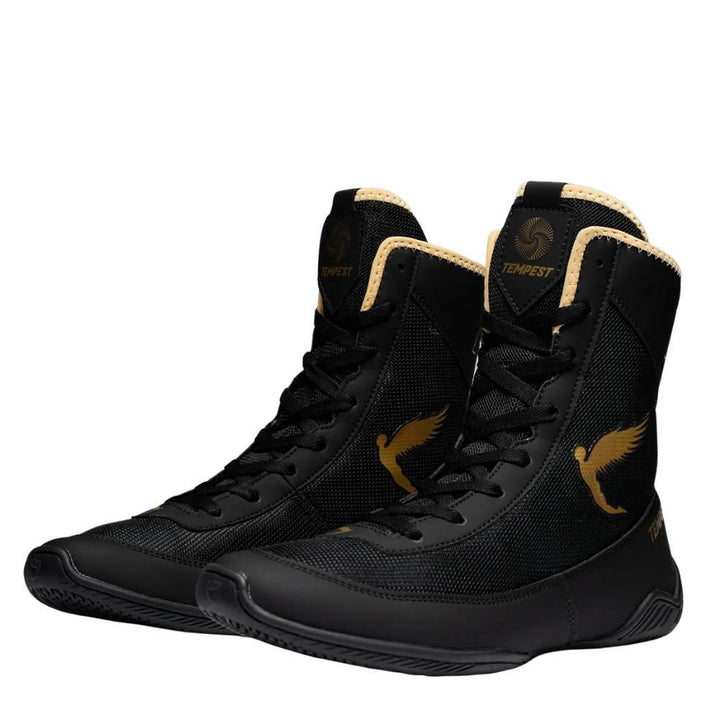 Fly Tempest Boxing Boots - Black/Gold-Fly