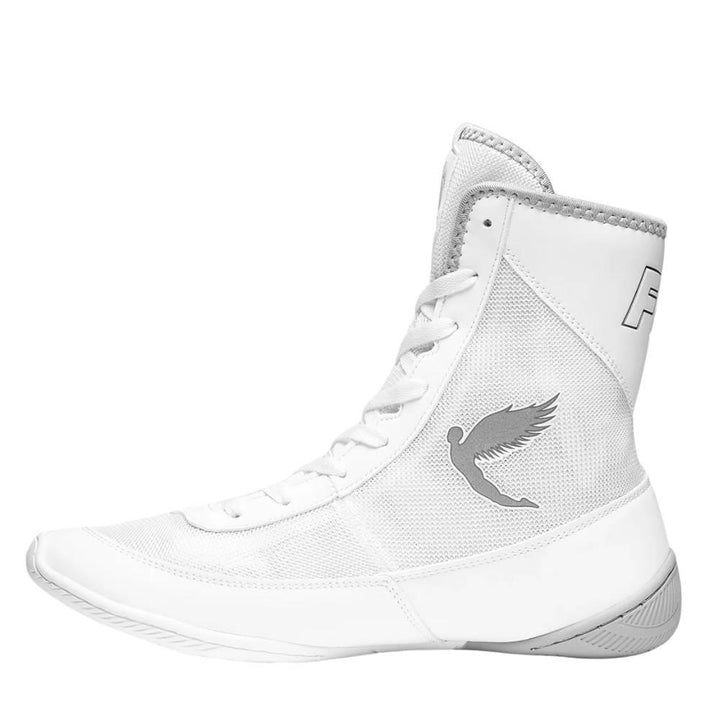 Fly Tempest Boxing Boots - White/Grey-Fly
