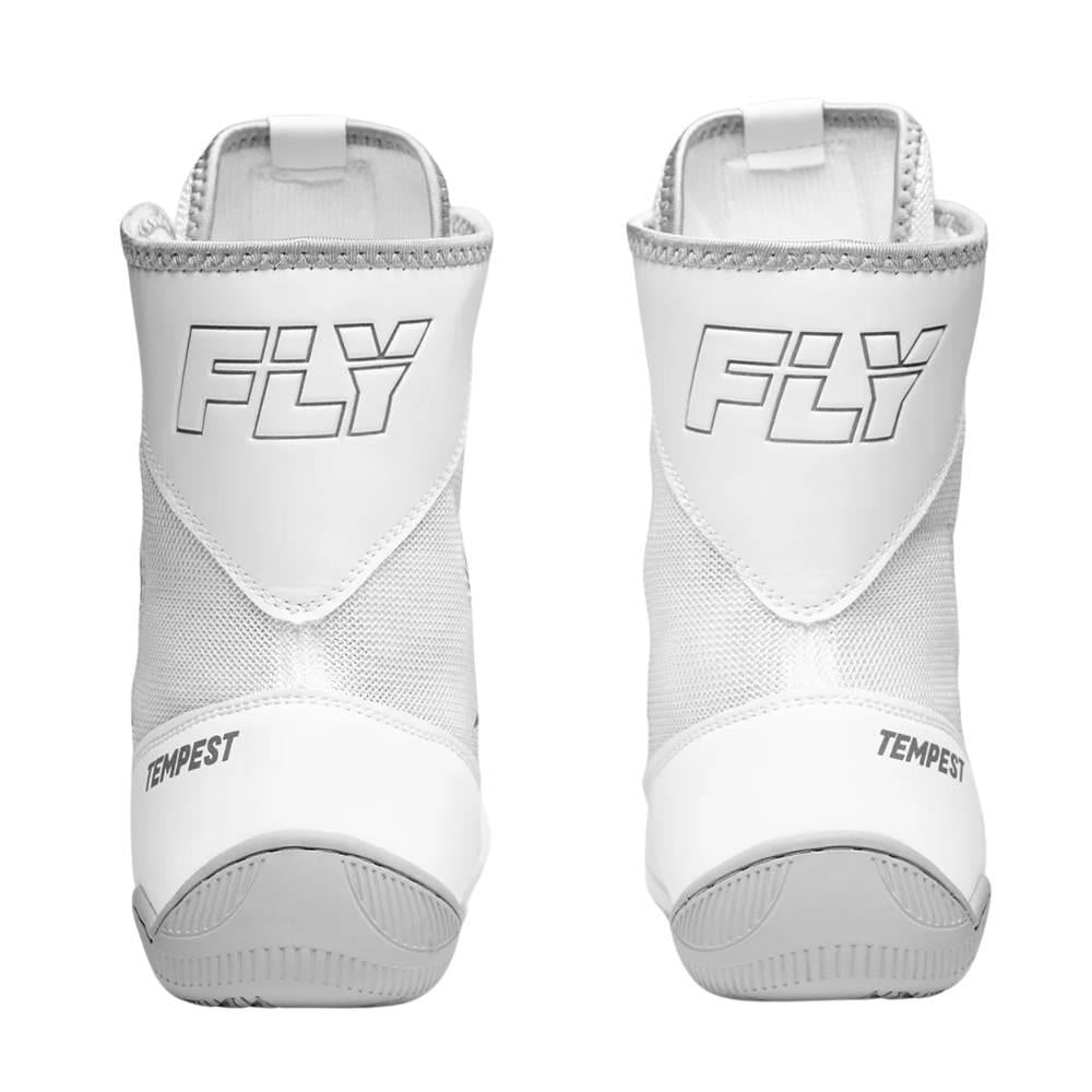 Fly Tempest Boxing Boots - White/Grey-Fly