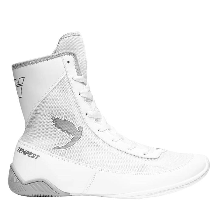 Fly Tempest Boxing Boots - White/Grey-Fly