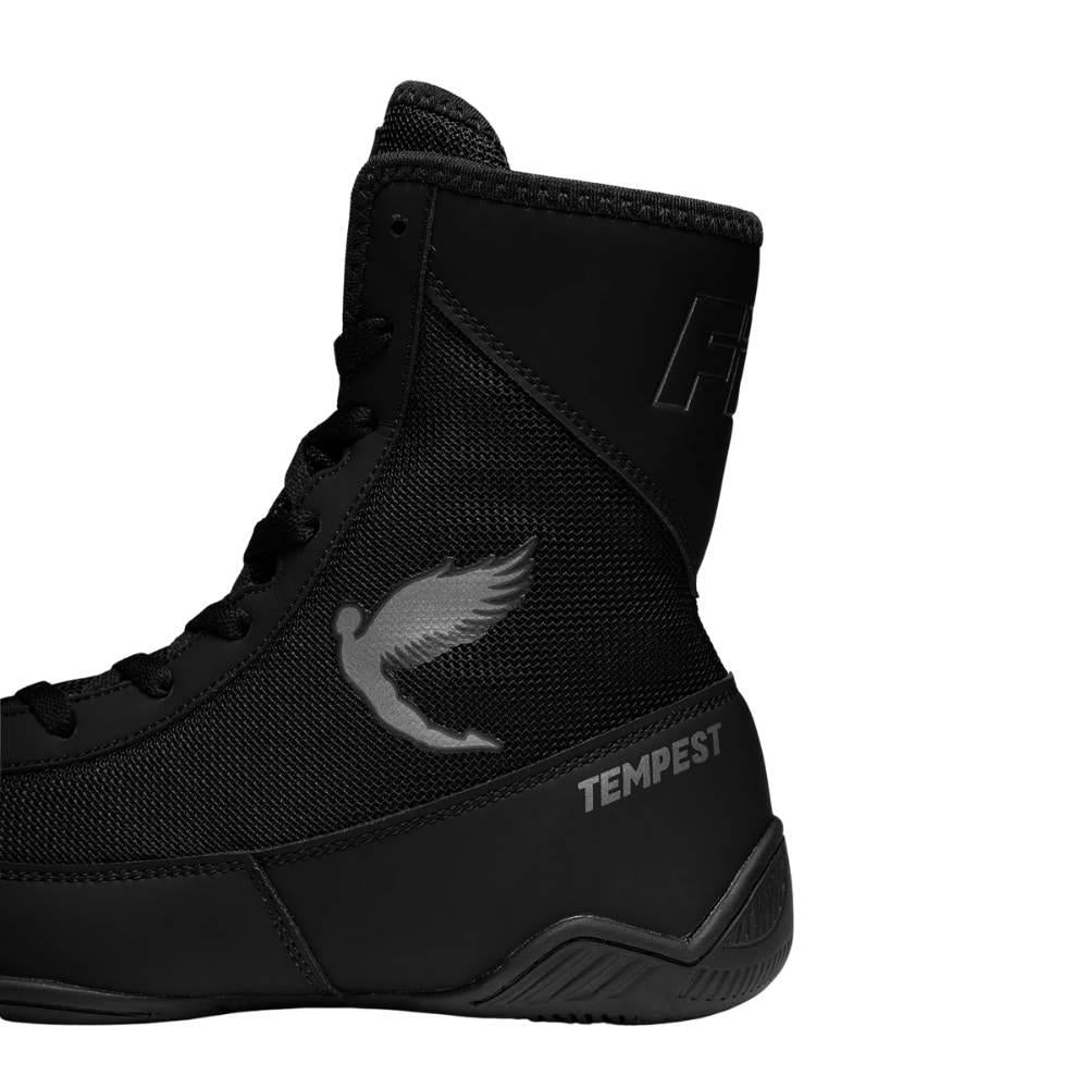 Fly Tempest Kids Boxing Boots - Black/Black-Fly