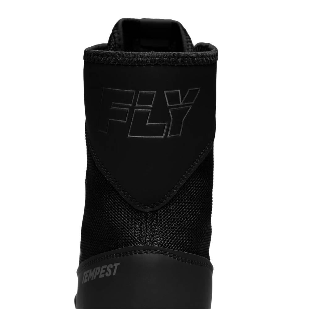 Fly Tempest Kids Boxing Boots - Black/Black-Fly