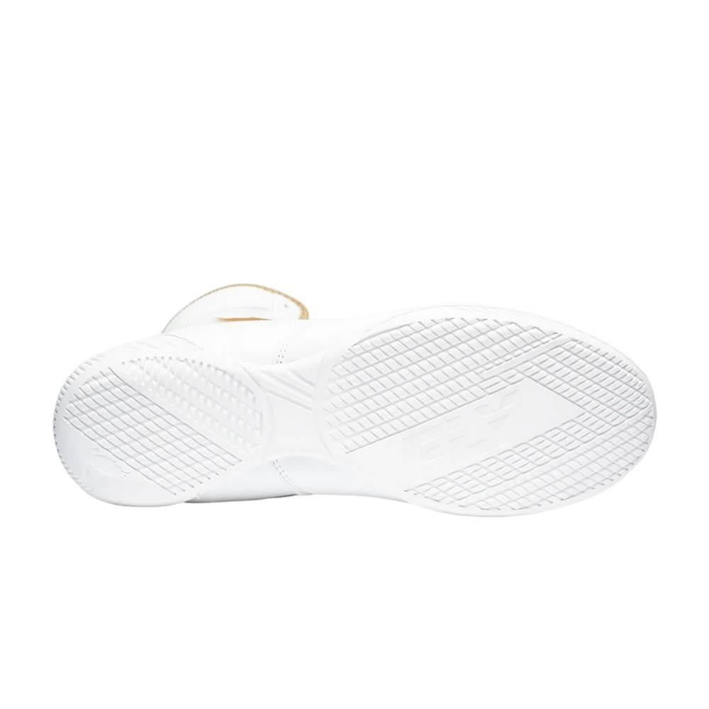 Fly Tempest Kids Boxing Boots - White/Gold-Fly