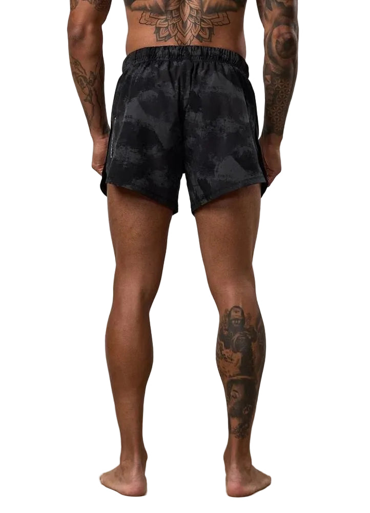 Gym King Fight Division Combat 5" Short - Graphite Abstract Print-Gym King