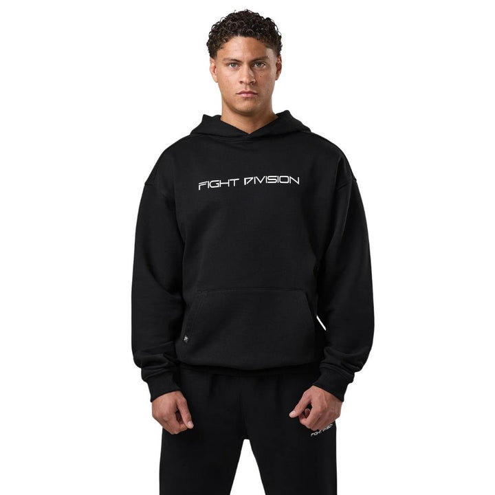 Gym King Fight Division Essential Hoodie - Black-Fight Equipment UK